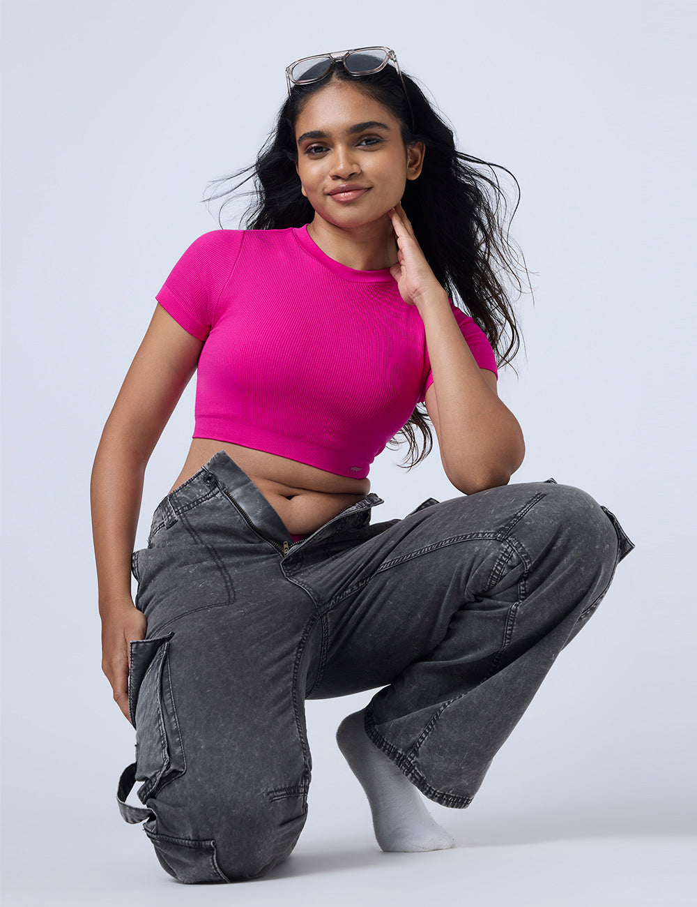 FlexRib Double Cropped Tee